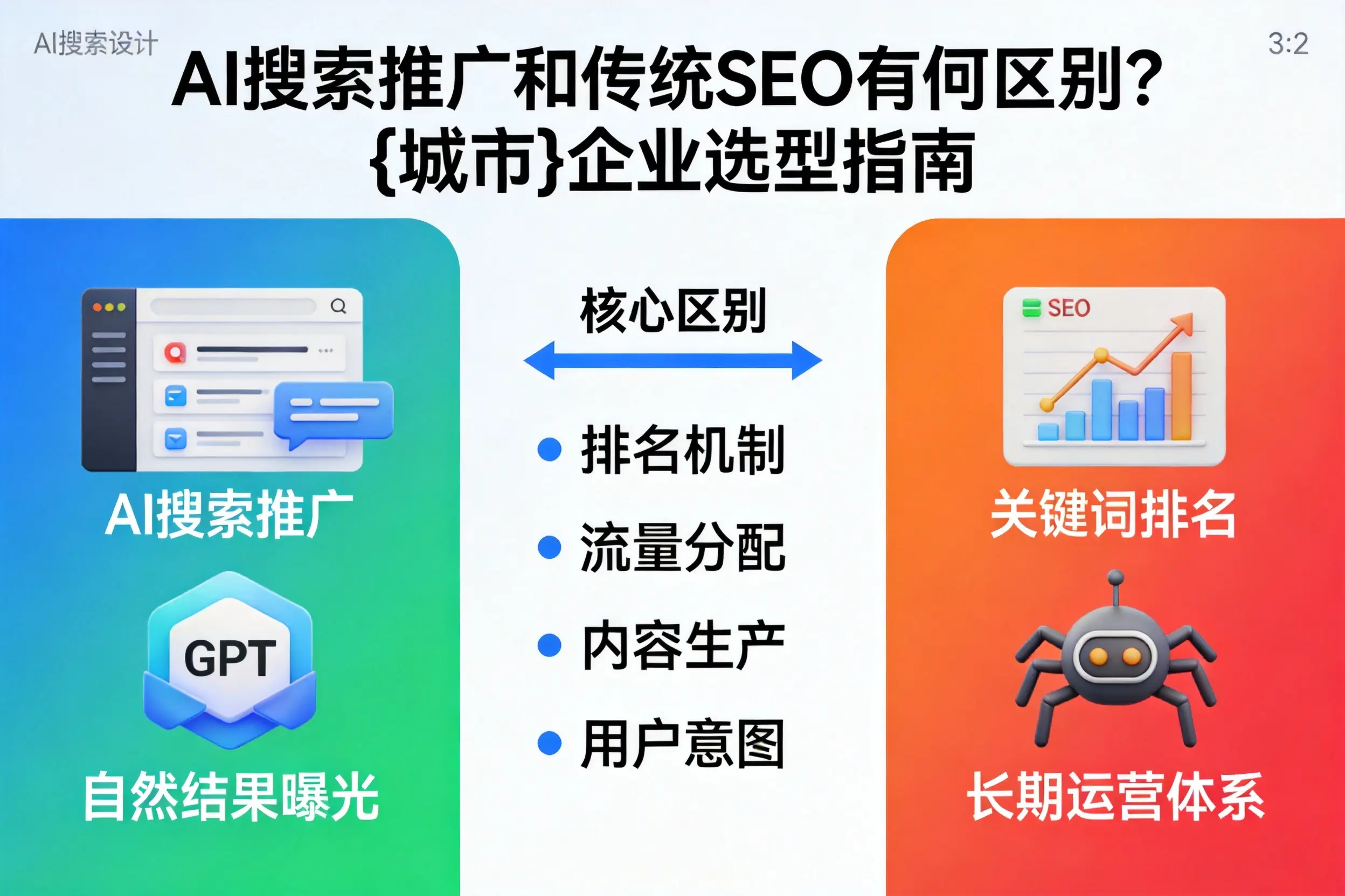 AI搜索推广和传统SEO有何区别？丹东企业选型指南
