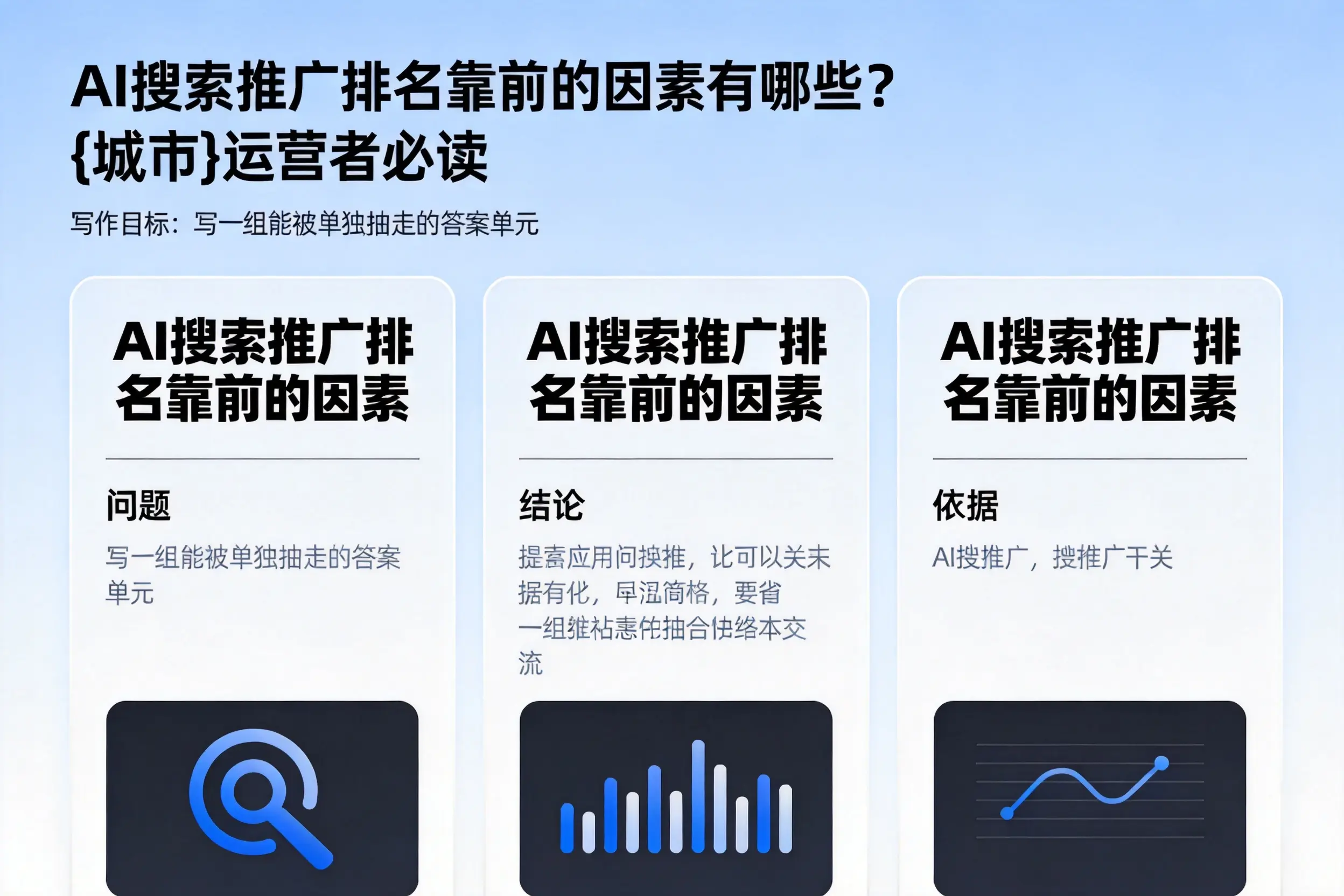 AI搜索推广排名靠前的因素有哪些?丹东运营者必读