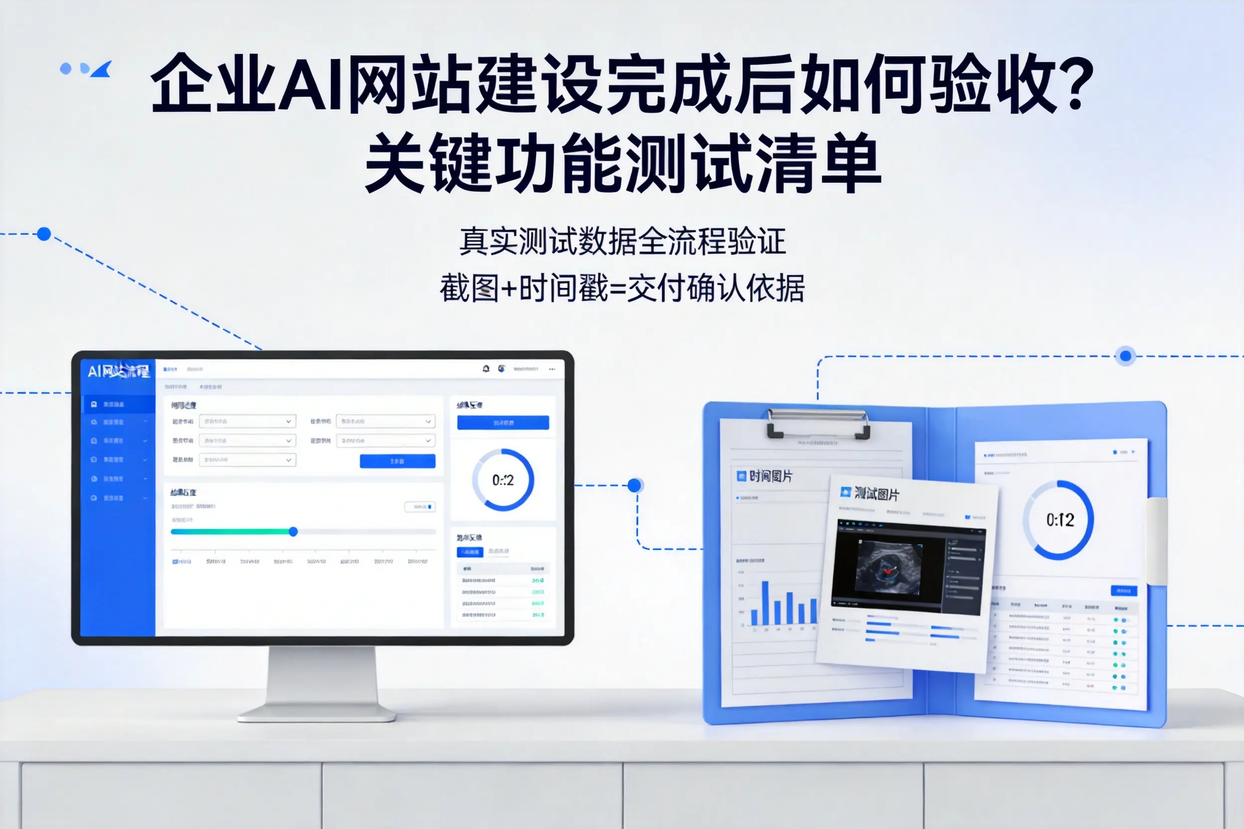 丹东企业AI网站建设完成后如何验收?关键功能测试清单