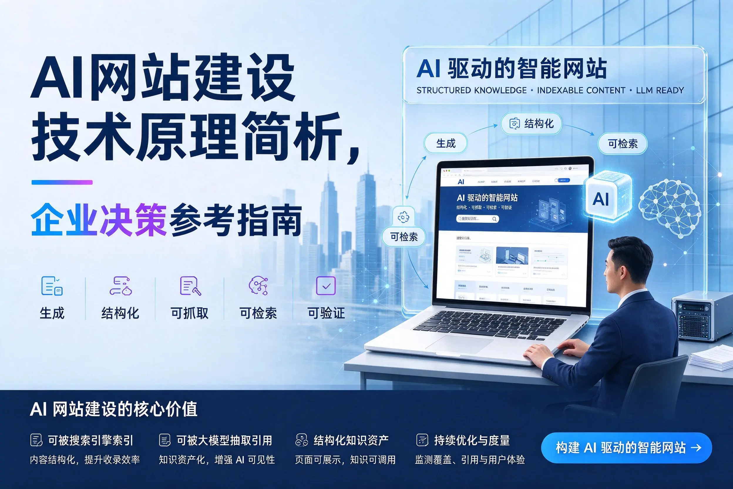 AI网站建设技术原理简析，丹东企业决策参考指南