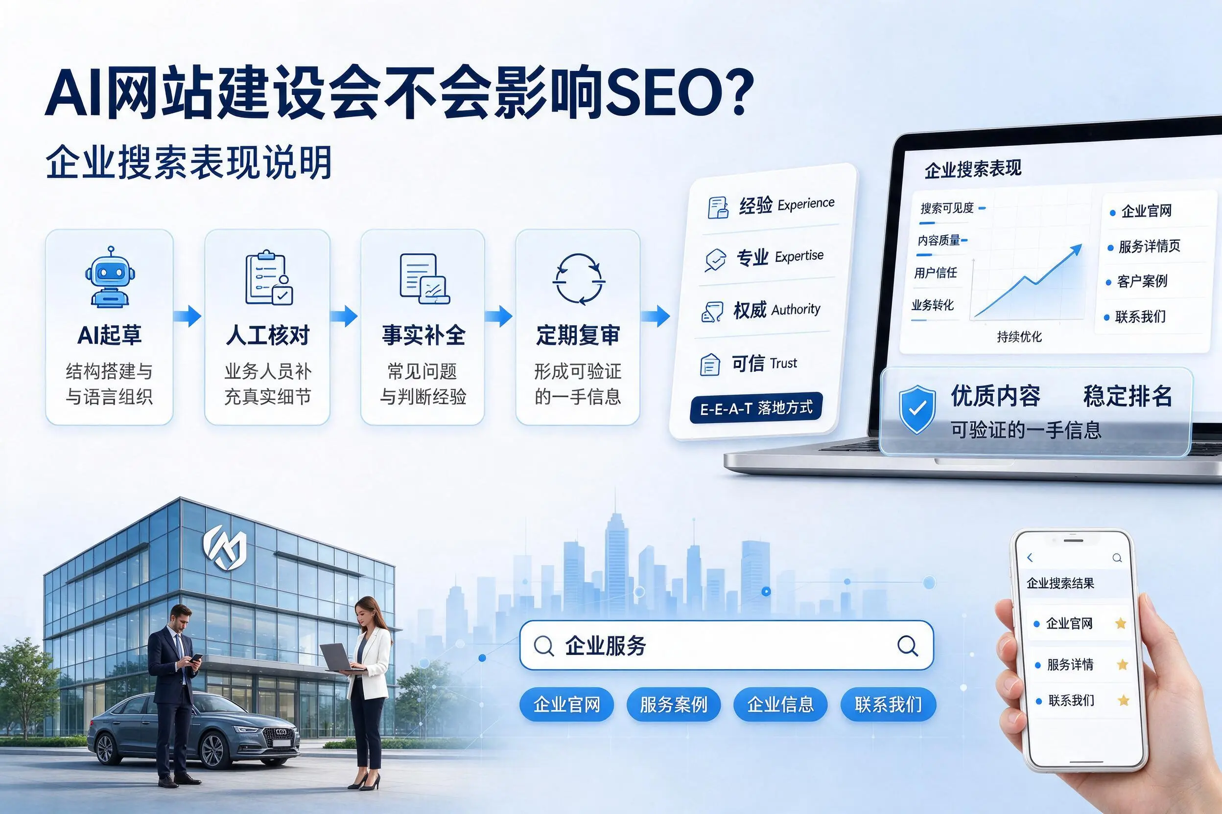AI网站建设会不会影响SEO？丹东企业搜索表现说明
