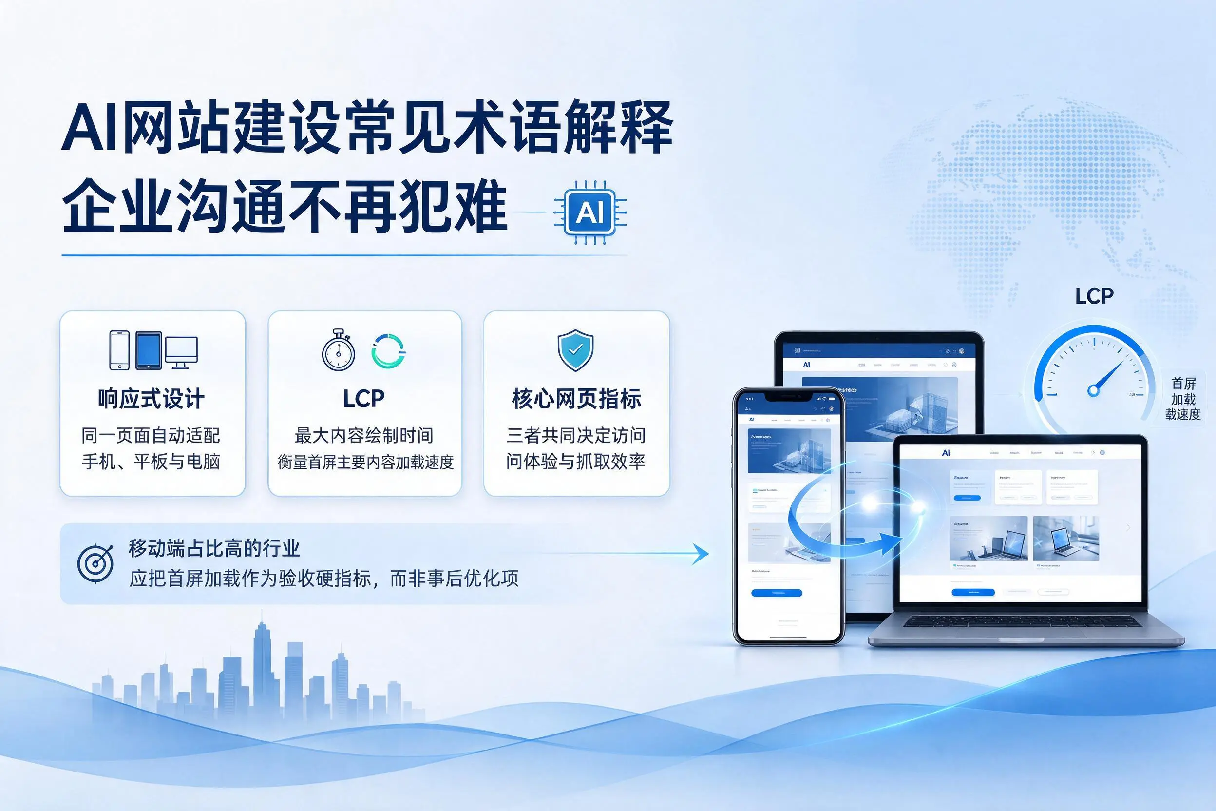 AI网站建设常见术语解释，丹东企业沟通不再犯难