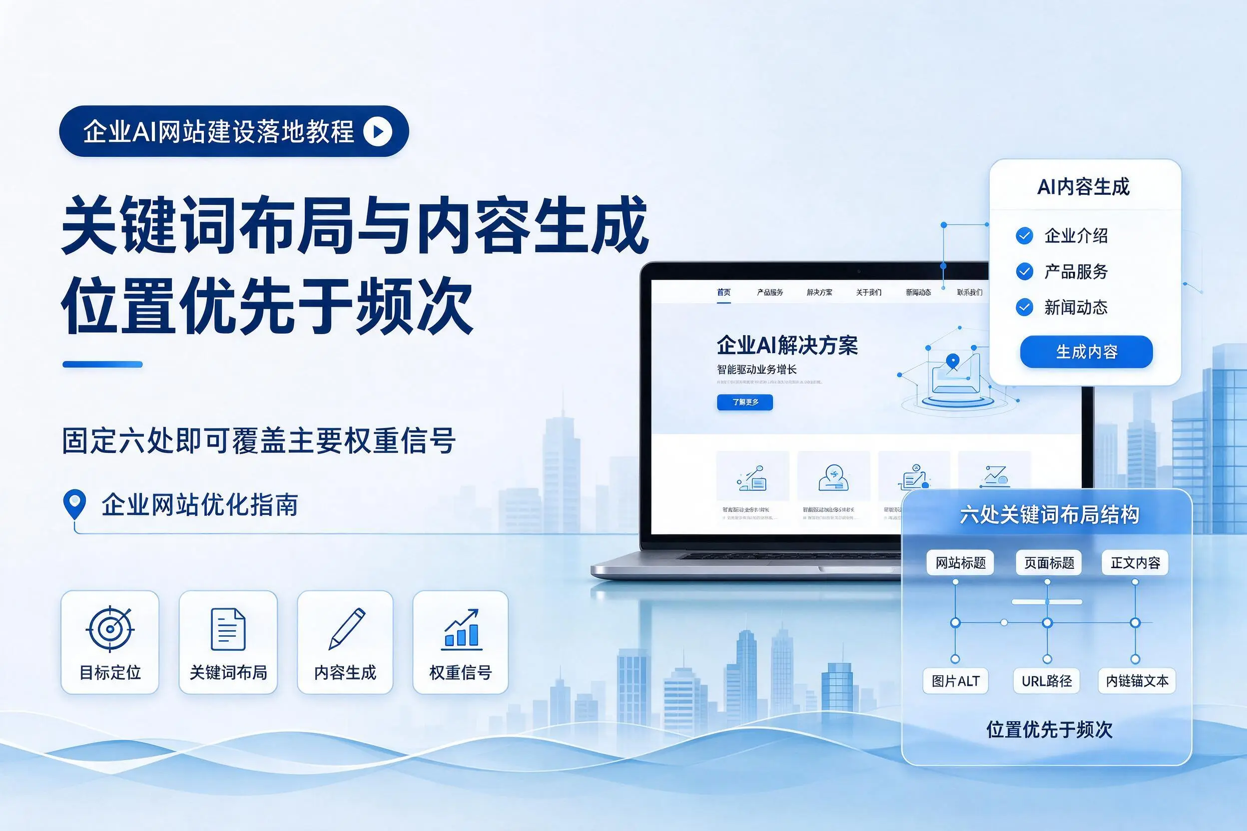 丹东企业AI网站建设落地教程:关键词布局与内容生成